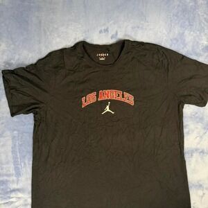 Jordan black Los Angeles tee men Size 3XL